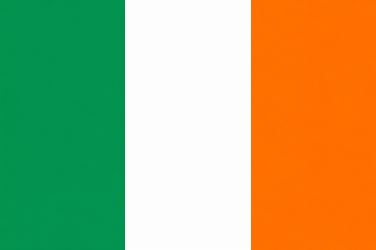 Ireland flag with maple leaf