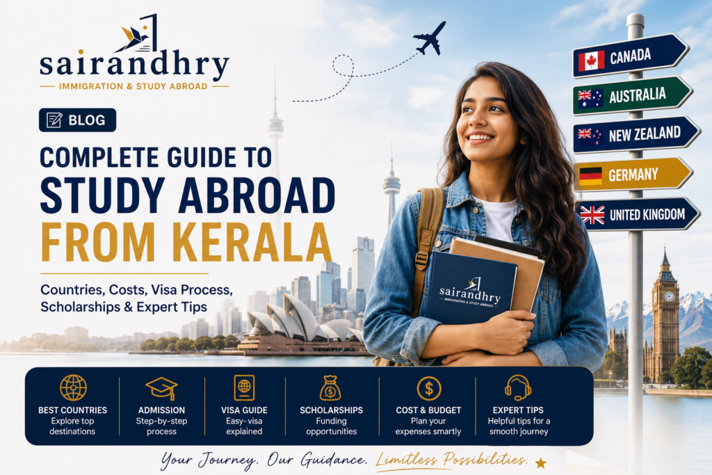 Complete Guide to Study Abroad from Kerala in 2026